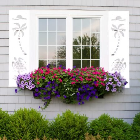 Seaside Shutter Turtle sold in pair left and right 2shuters