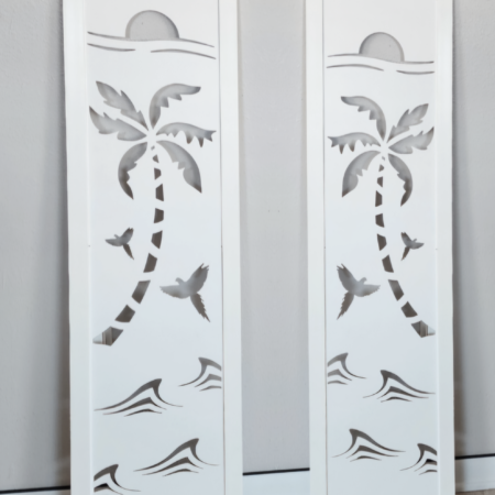 Coastal Charm Shutter Parrots sold in pair left and right 2shuters