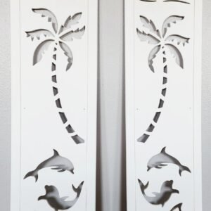 Seaside Shutter Dolphins sold in pair left and right 2shuters