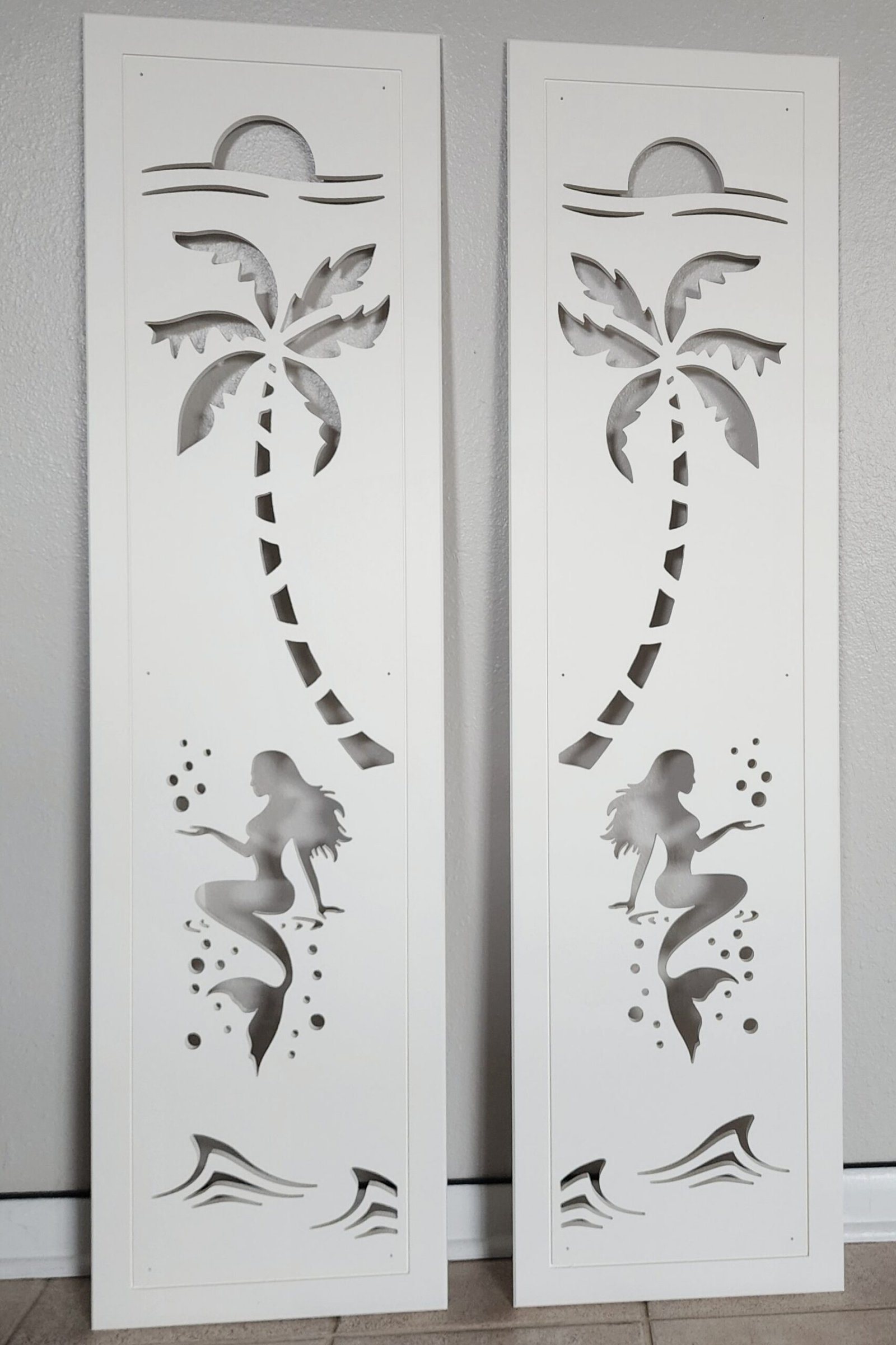 Coastal Charm Shutter Mermaid sold in pair left and right 2shuters - Image 2