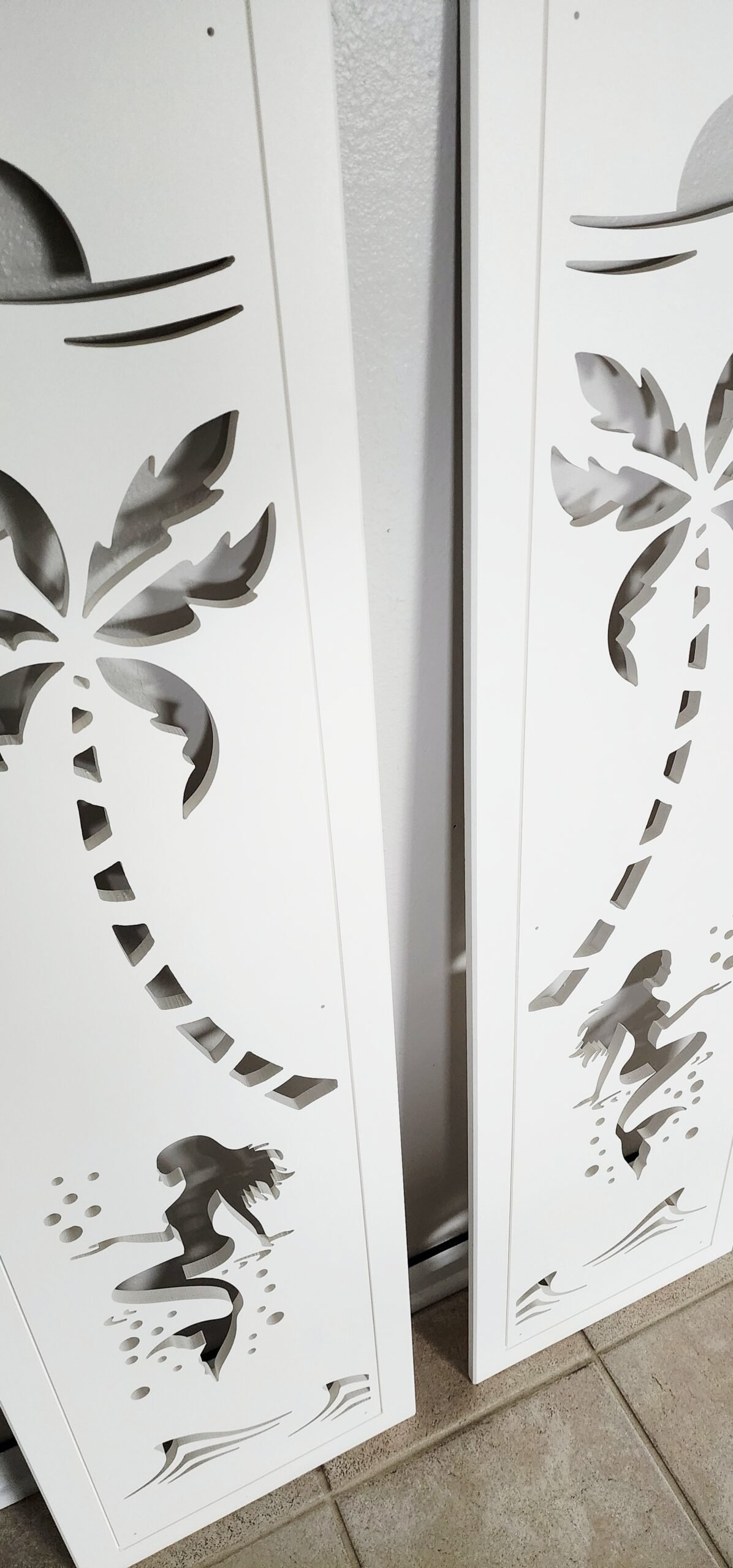 Coastal Charm Shutter Mermaid sold in pair left and right 2shuters - Image 3