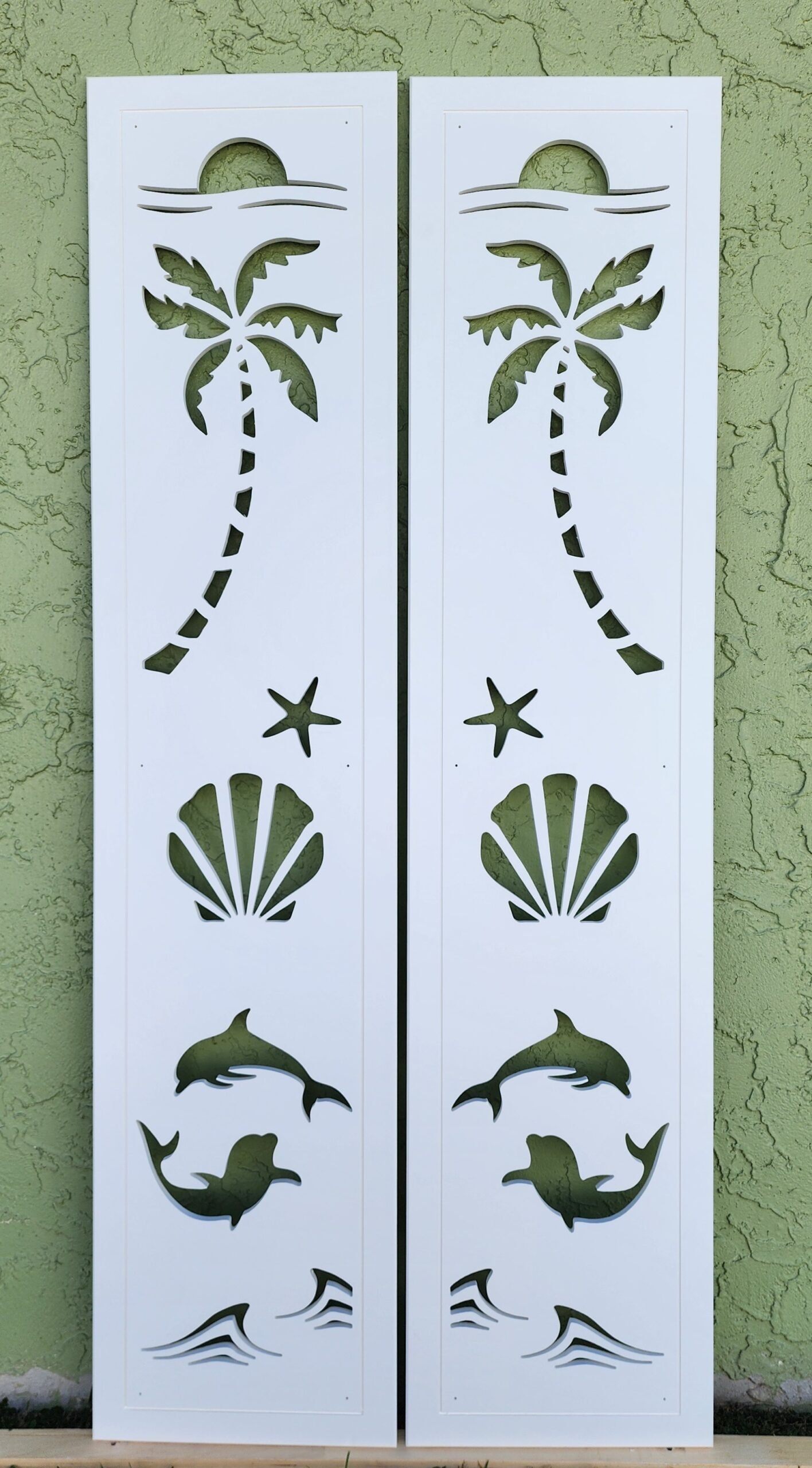 Coastal Charm Shutter Seashell sold in pair left and right 2shuters - Image 3