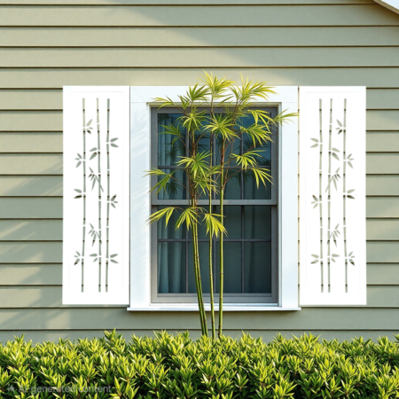 Shutters Bamboo sold in pair left and right 2shuters
