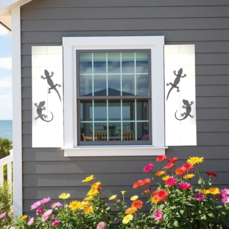 Shutters Gecko Couple sold in pair left and right 2shuters