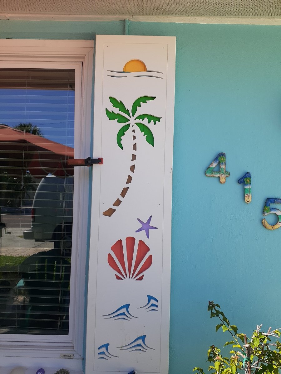 Coastal Charm Shutter Seashell sold in pair left and right 2shuters - Image 5