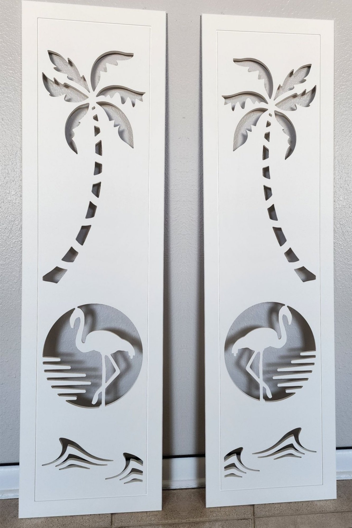 Sunset Flamingo Shutters sold in pair left and right 2shuters - Image 2